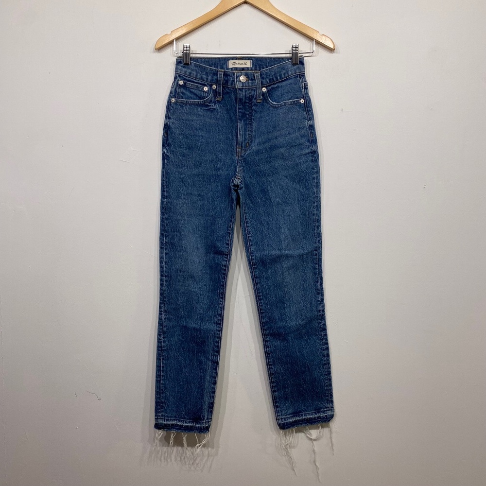 Madewell Medium Wash Classic Straight Jeans 23